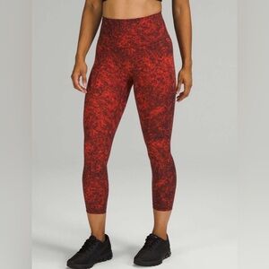 Lululemon Wunder Train HR crop legging size 4